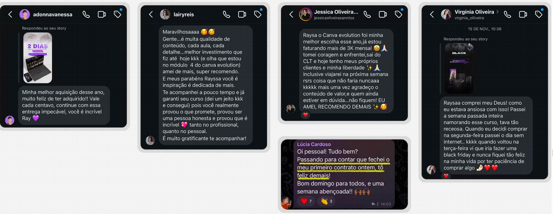 Alunos do Canva Evolution