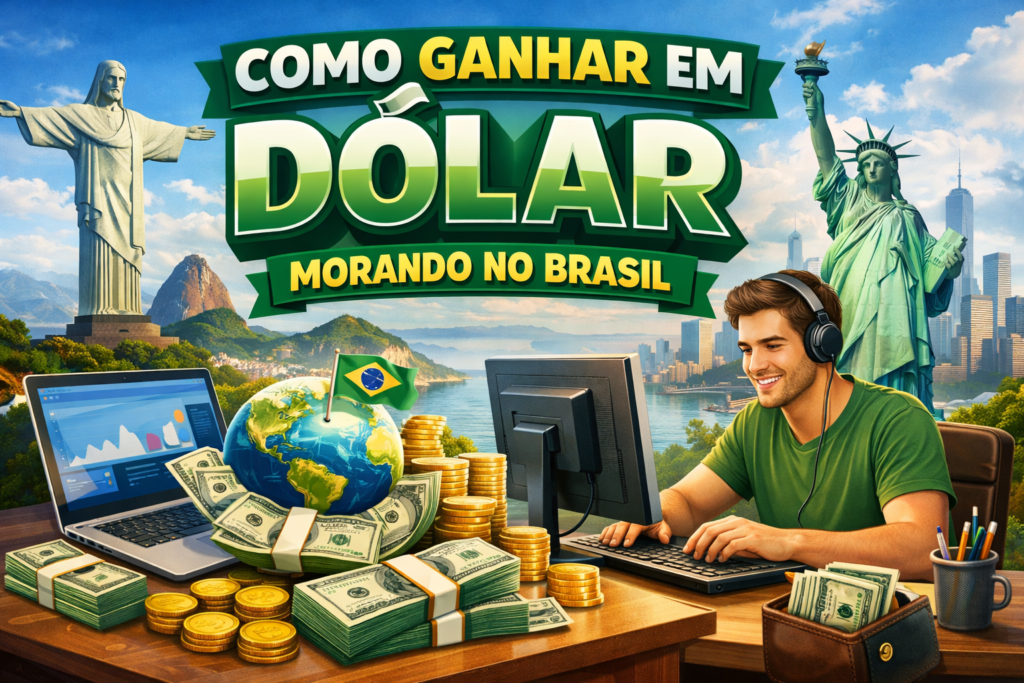 Como Ganhar em Dólar Morando no Brasil