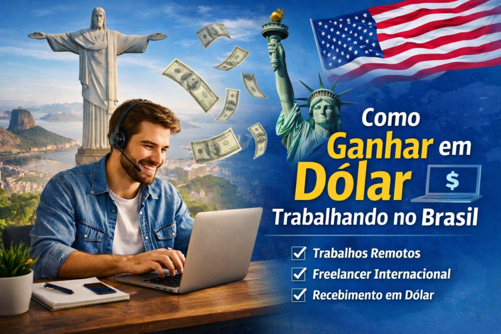 Como Ganhar em Dólar Trabalhando no Brasil
