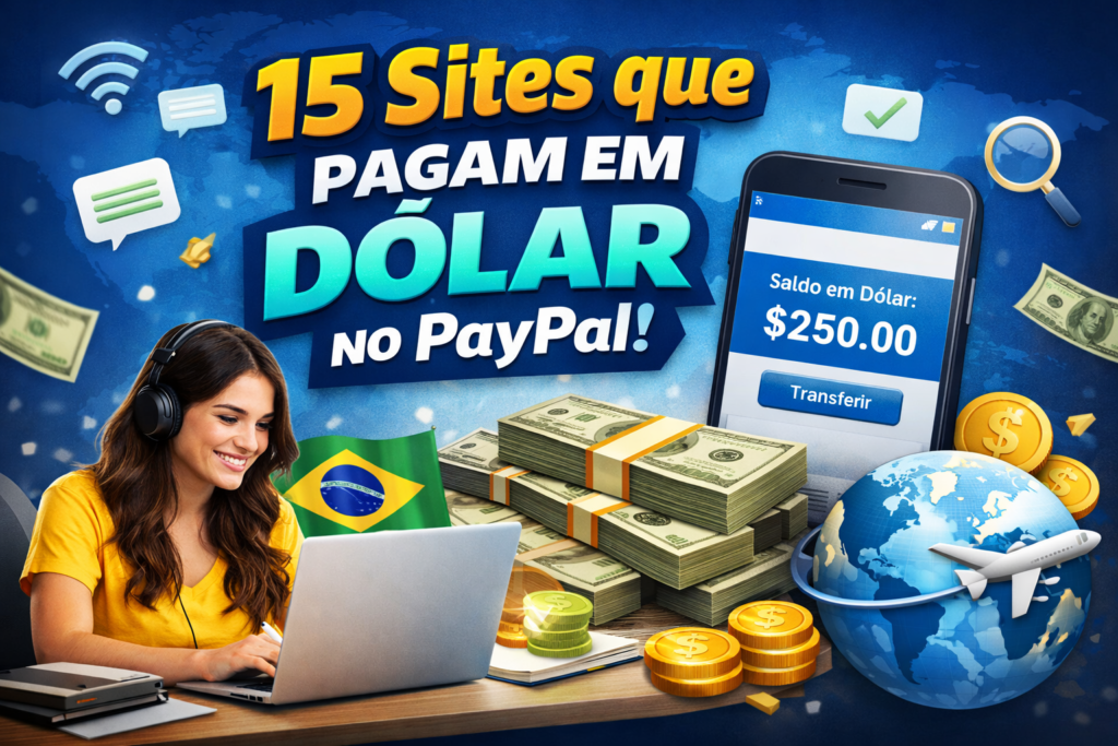 Sites que Pagam em Dólar no PayPal