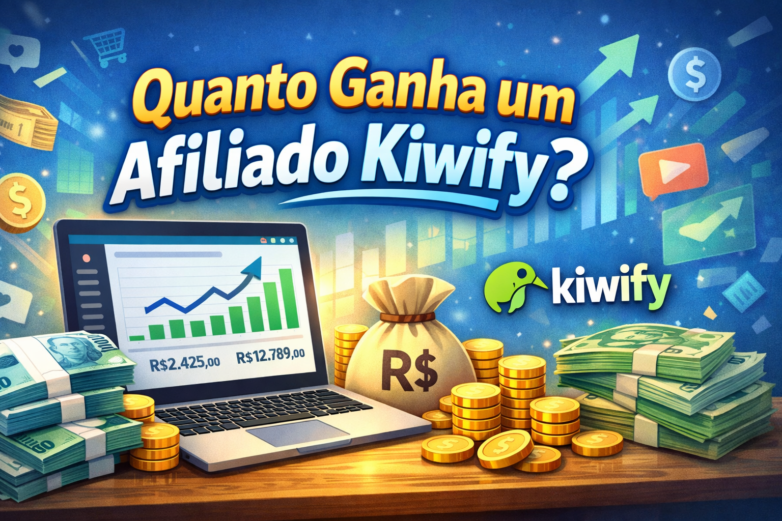 Quanto Ganha um Afiliado Kiwify