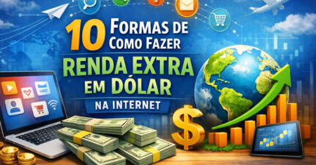 10 Formas de Como Fazer Renda Extra em Dólar na Internet