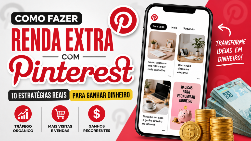 Renda Extra com Pinterest